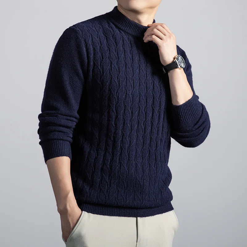 Ashworth Cable Knit Wool Sweater