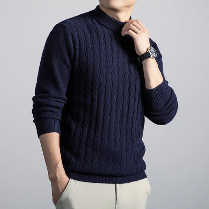 Ashworth Cable Knit Wool Sweater