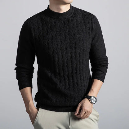 Ashworth Cable Knit Wool Sweater