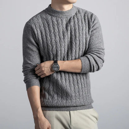 Ashworth Cable Knit Wool Sweater