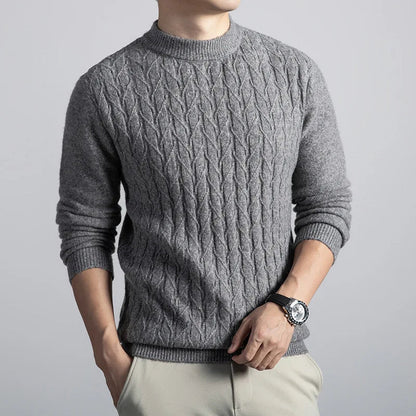 Ashworth Cable Knit Wool Sweater